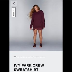 Ivy park crew sweatshirt